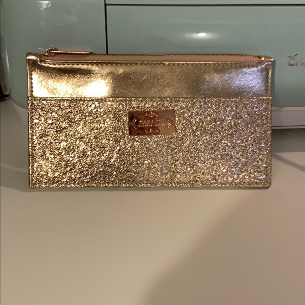 Nanette Lepore rose gold wallet